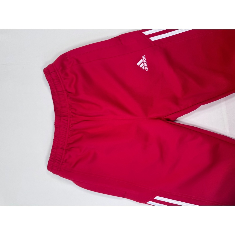 Adidas Badminton Pants Climacool Red Stripe M Athletic Gym Tracksuit Streatwear - Picture 3 of 11